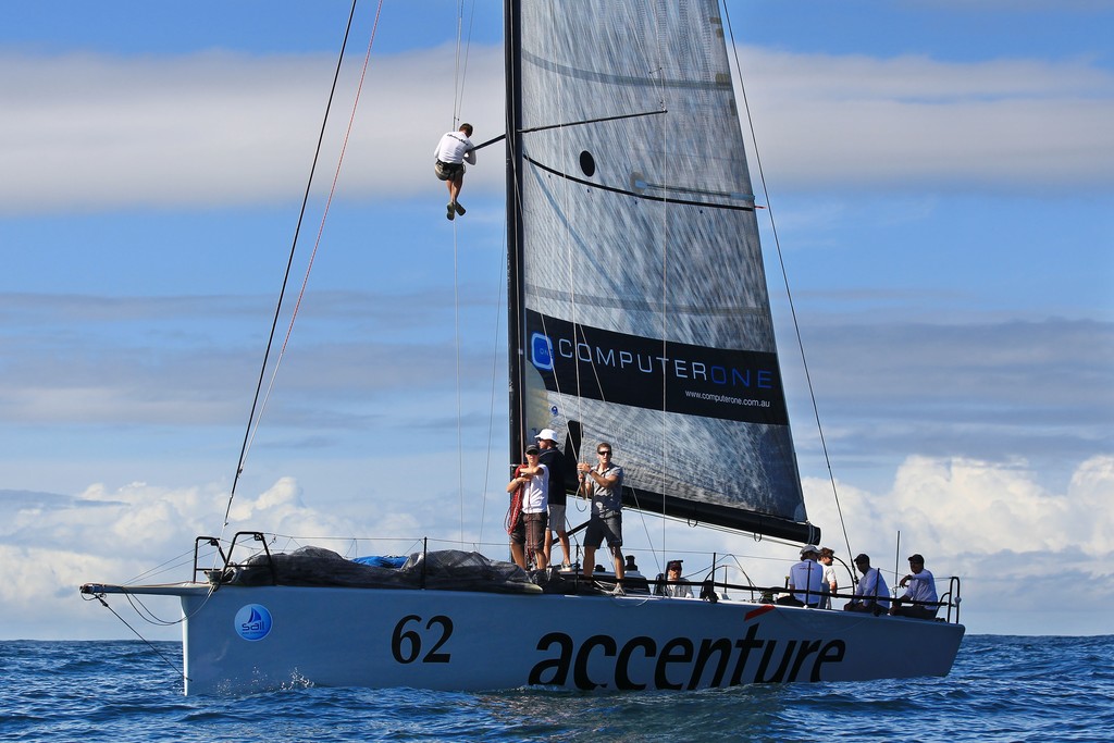 ’Accenture Yeah Baby’ during the NSW IRC Championships 2012 Sail Port Stephens Regatta hosted by Corlette Point Sailing Club Day 6. © Matt King /Sail Port Stephens 2012