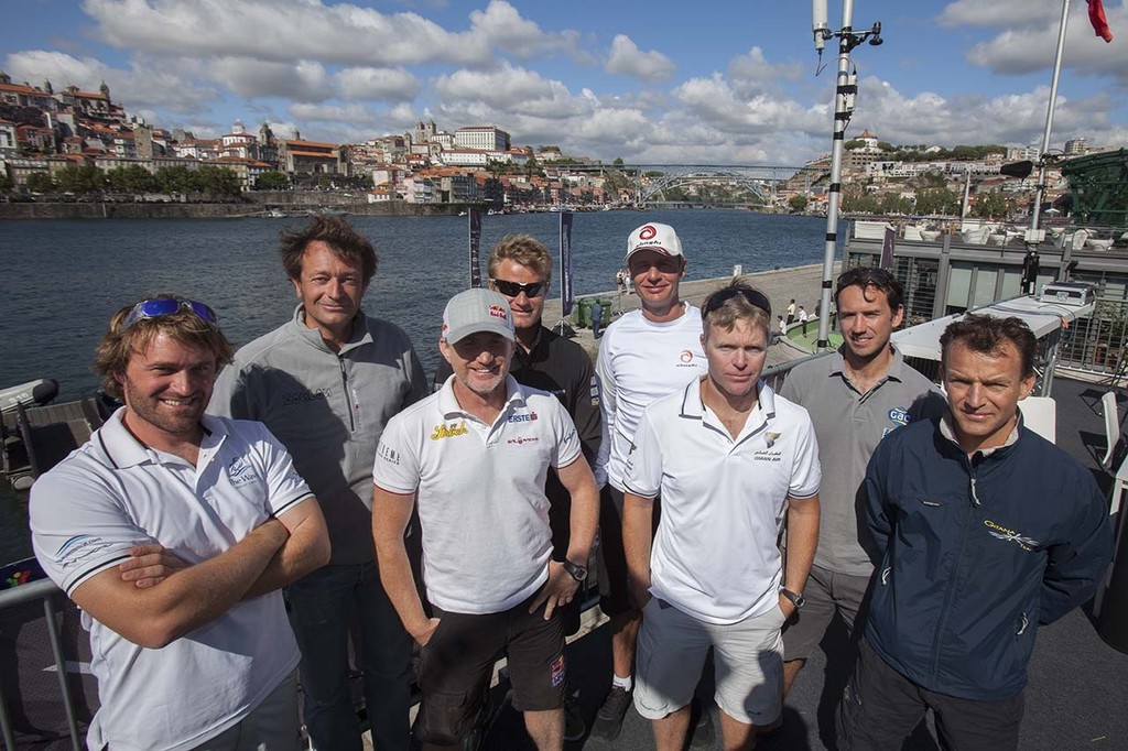 Act 4, Porto, Extreme Sailing Series. Day 01. Images showing the skippers. © Roy Riley / Lloyd Images http://lloydimagesgallery.photoshelter.com/