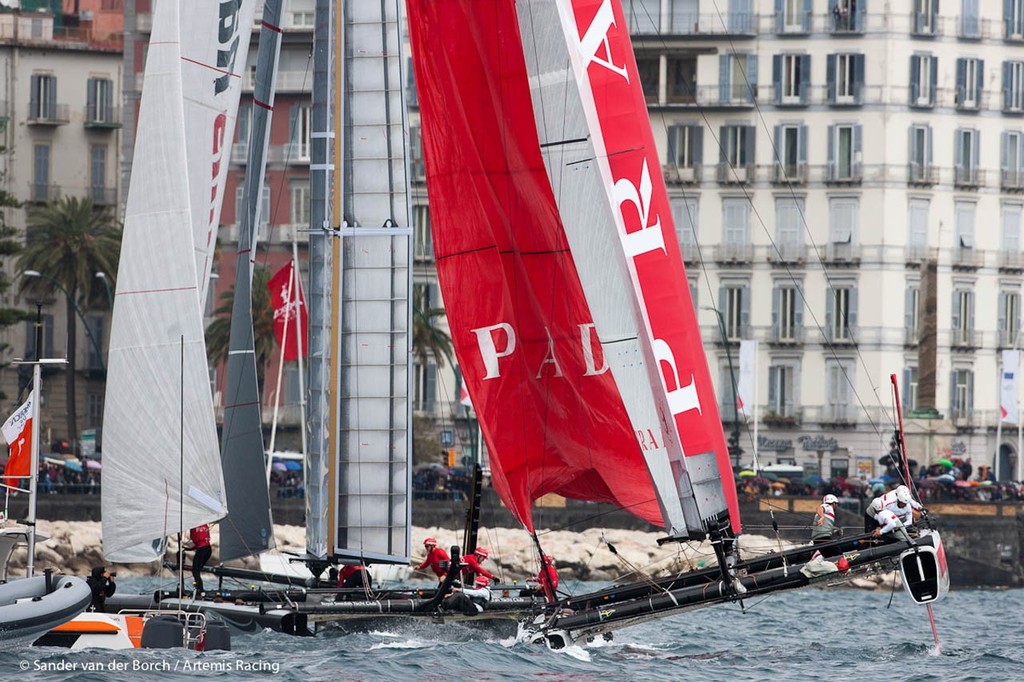 Final day of the ACWS in Naples. April 14th 2011, AC45 World Series Naples. &copy; Sander van der Borch / Artemis Racing http://www.sandervanderborch.com