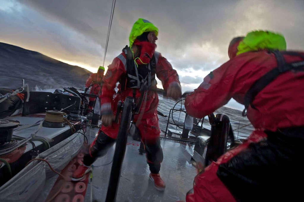 On deck. PUMA Ocean Racing powered by BERG during leg 5 of the Volvo Ocean Race 2011-12 © Amory Ross/Puma Ocean Racing/Volvo Ocean Race http://www.puma.com/sailing