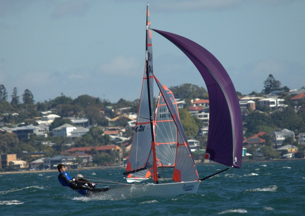 AUS 648 Henry and Grant Makin NSW Youth Sailing Team - 2012 AUS Mid-Winter Youth Championships photo copyright David Price taken at  and featuring the  class