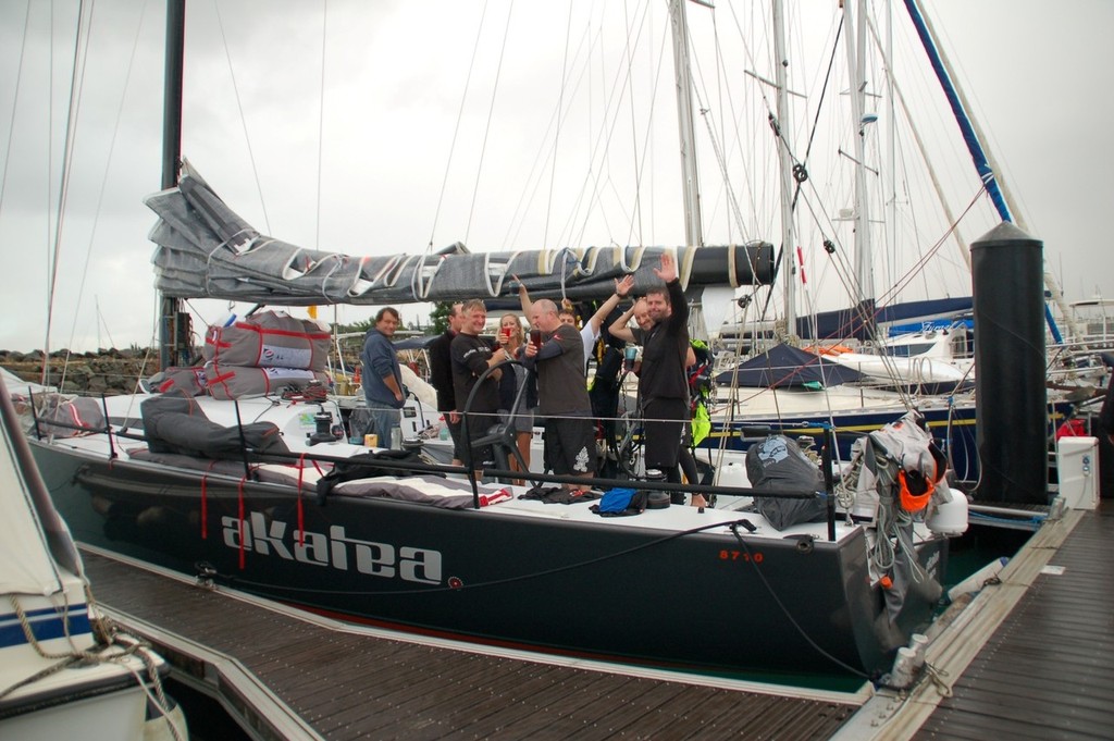 Akatea at the finish - Evolution Sails Sail Noumea photo copyright Suellen Hurling taken at  and featuring the  class