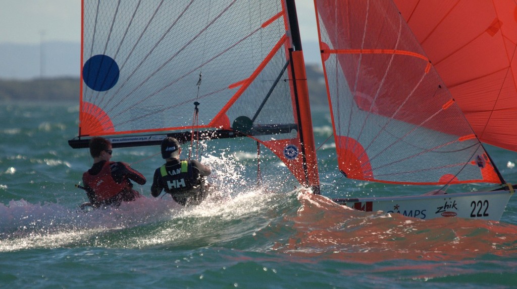 NZL 418 Frequent Flyer Trent Rippey and Alex Munro NZL - 2012 AUS Mid-Winter Youth Championships photo copyright David Price taken at  and featuring the  class