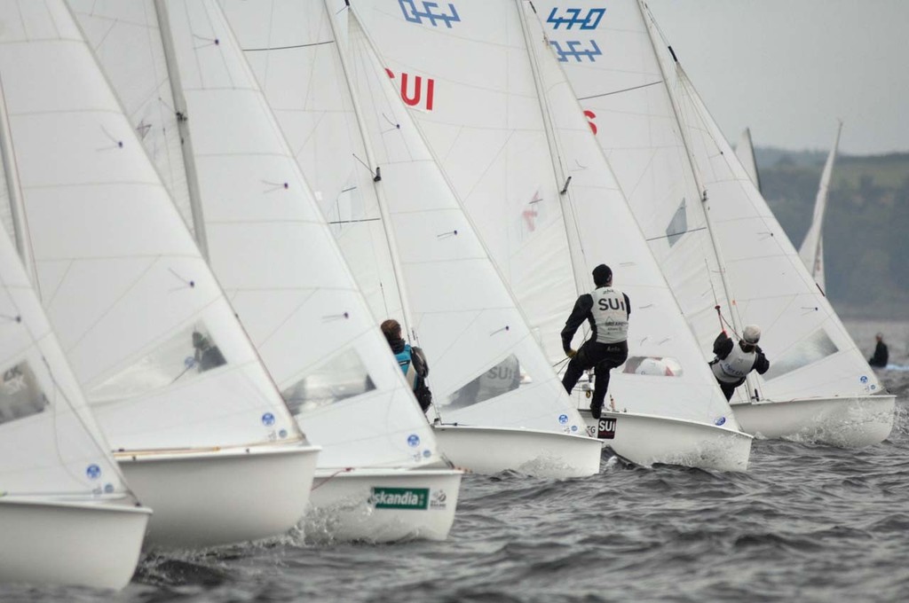 470 Class European Championships Largs - Day 1. ©  Marc Turner http://www.pfmpictures.co.uk