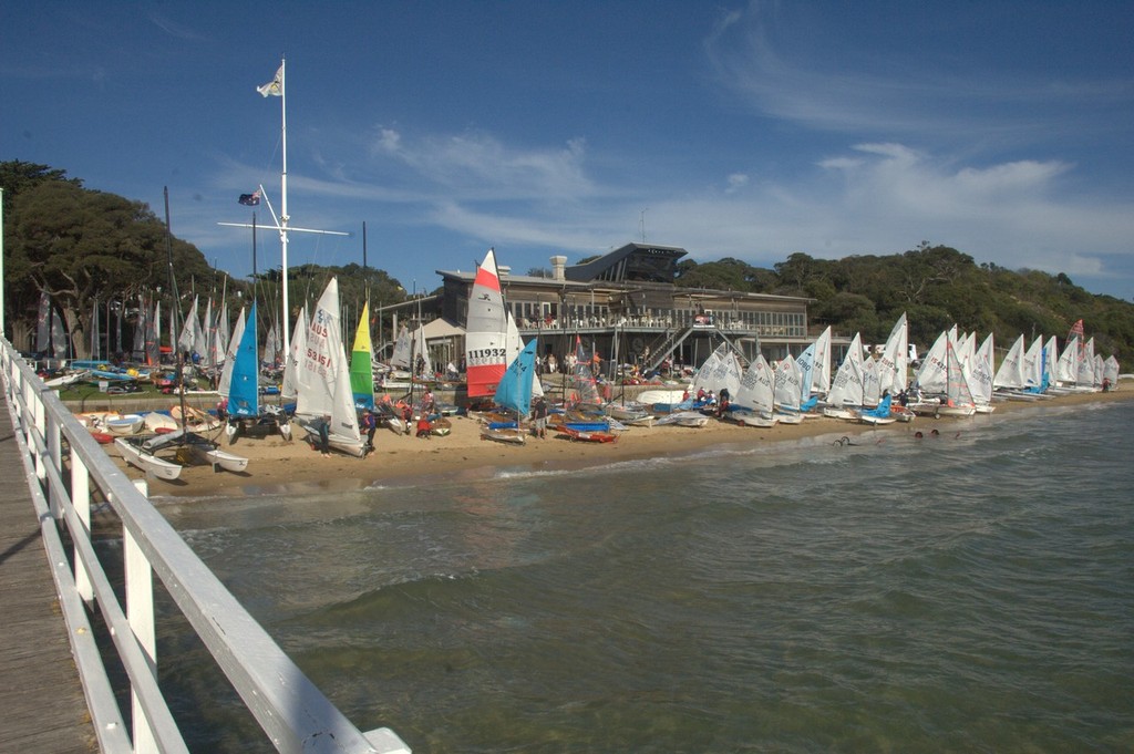 Crowded Beach At Vic Youth Champs - OAMPS Victorian Youth Championship 2012  © David Price