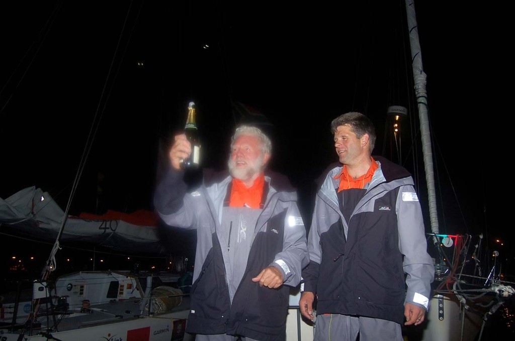 Sec. Hayai - Global Ocean Race 2011-12 Leg 5 finish &copy; Global Ocean Race http://globaloceanrace.com
