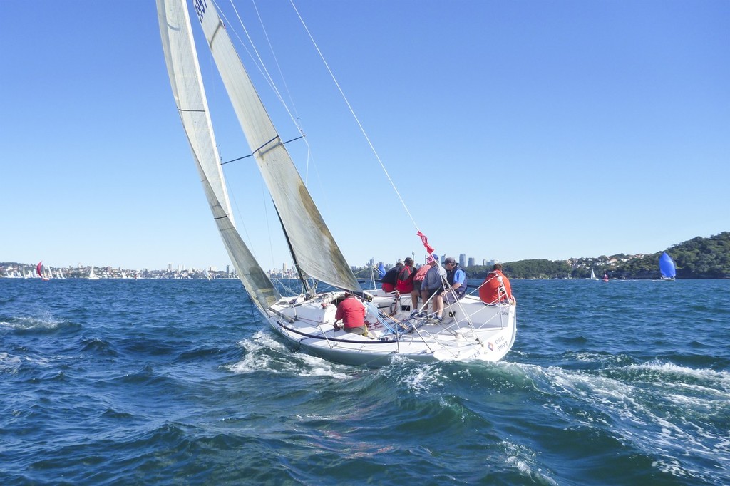Skeeter came 5th in race 8 however final results of Division E are subject to protest - CYCA Audi Winter Series 2012 - Race  (Sunday 24h June) photo copyright Beth Morley - Sport Sailing Photography http://www.sportsailingphotography.com taken at  and featuring the  class