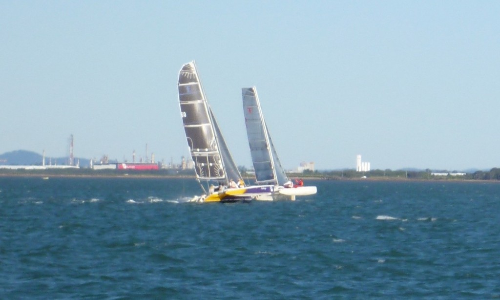 Outrage and CocoLoco stage the usual F24 battle for the handcrafted cedar and ash F24 trophy  - QCYC Winter Series © Rachel Hackett