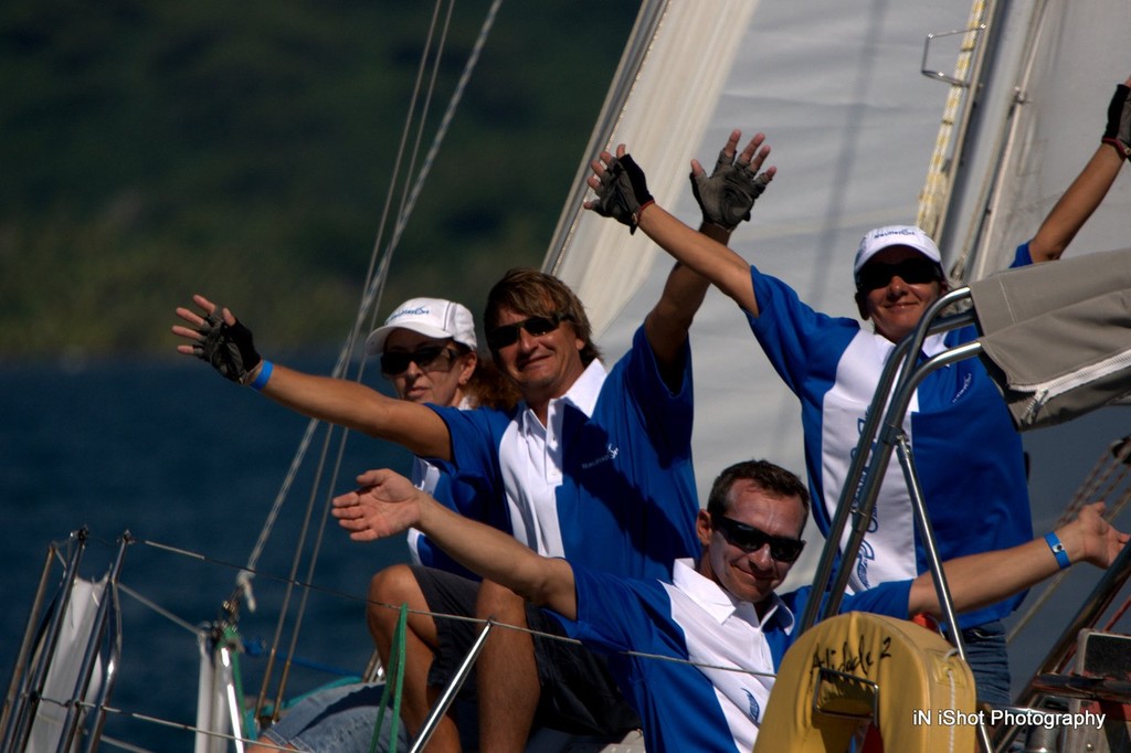 Winners day 2 - Tahiti Pearl Regatta 2012  © Michele Rogers