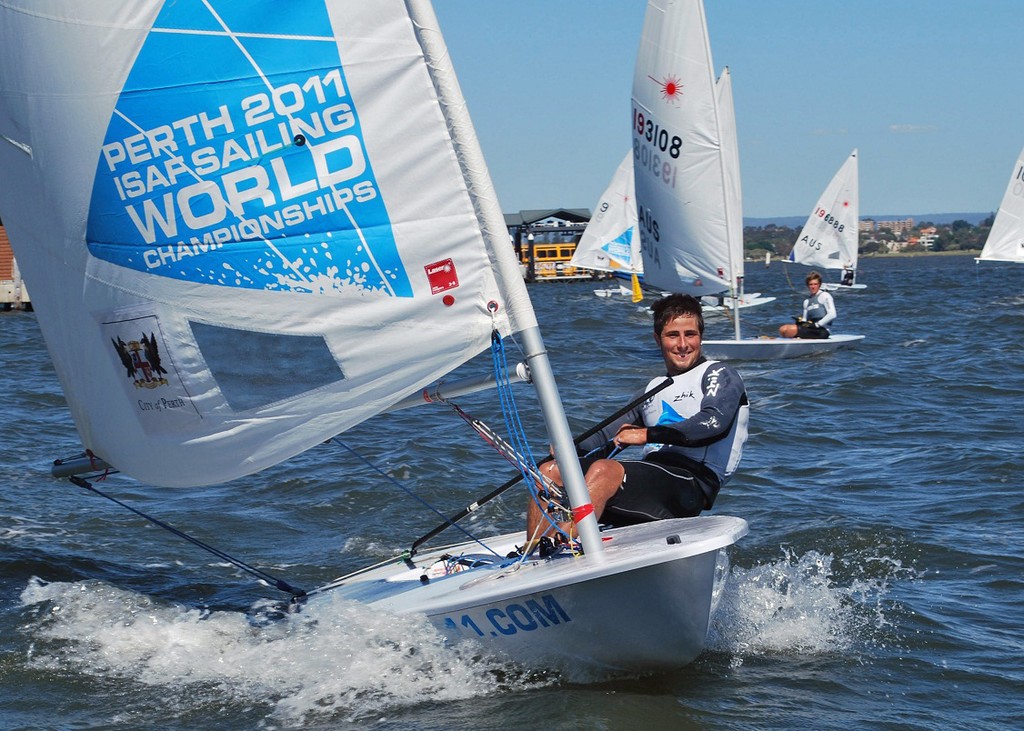 Andrew Lewis will compete at London 2012 as a result of his involvement in the Emerging Nations Programme at the 2011 ISAF World Sailing Championships in Perth - London 2012 Olympic Games photo copyright Perth 2011 taken at  and featuring the  class