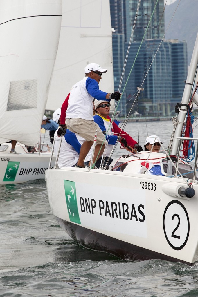 BNP Paribas Match Racing International 2012 ©  RHKYC/Guy Nowell http://www.guynowell.com/