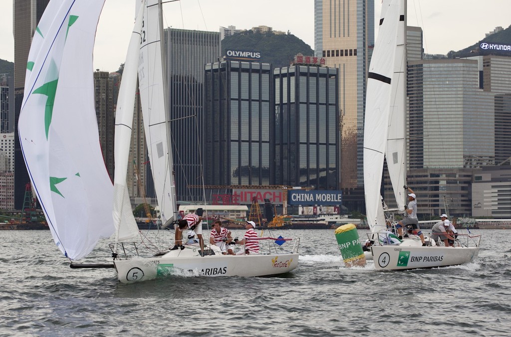 BNP Paribas Match Racing International 2012 ©  RHKYC/Guy Nowell http://www.guynowell.com/