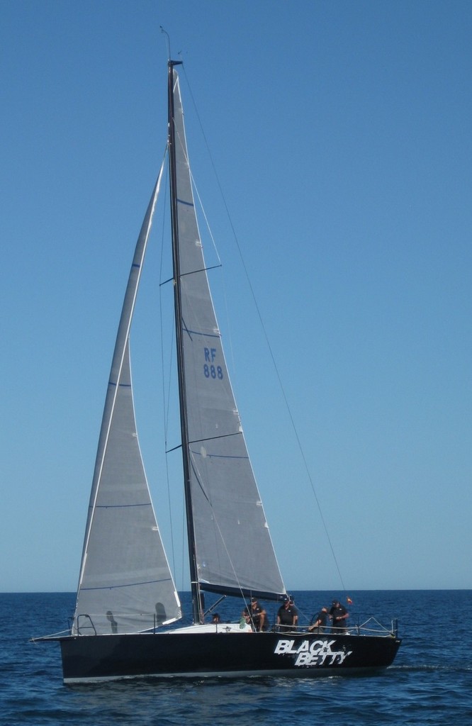 Northern exposure – Black Betty triumphed in the race back to Fremantle. photo copyright Offshore WA taken at  and featuring the  class