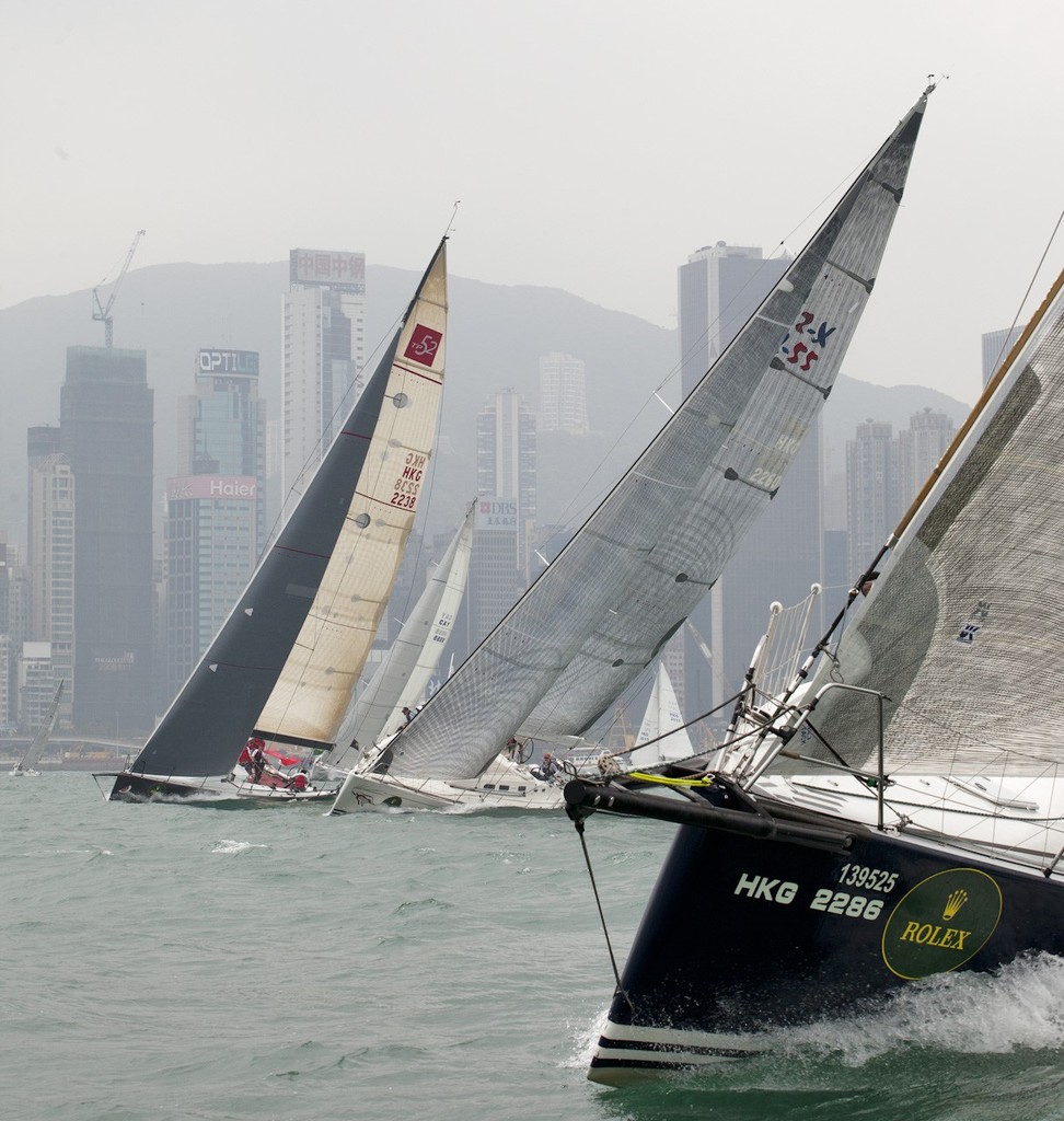 Rolex China Sea Race 2012 - good wind off the harbour start line photo copyright  RHKYC/Guy Nowell http://www.guynowell.com/ taken at  and featuring the  class