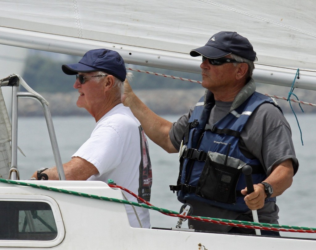  Finishing second in the 2012 Cal 25 Nationals was (l-r) Don Reiman and his driver Bob Anderson. - 2012 Cal 25 Nationals  © Rick Roberts 