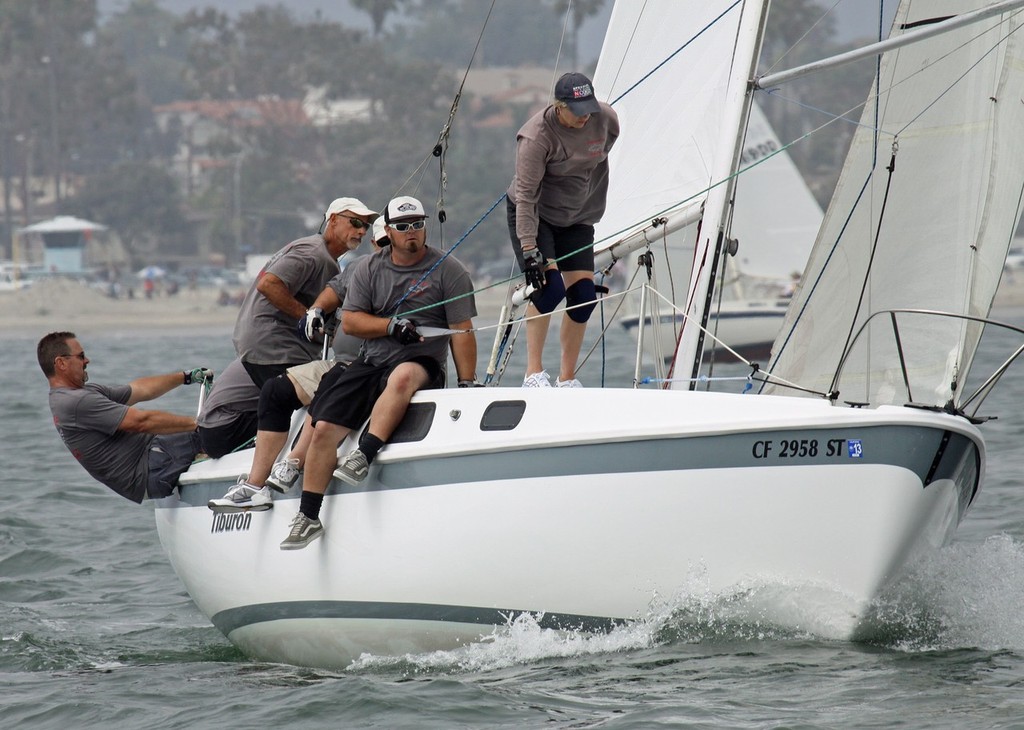 Rick Sottile and Felix Basadre’s Cal 25, Tiburon, took third place honors in the 2012 Cal 25 Nationals - 2012 Cal 25 Nationals  © Rick Roberts 