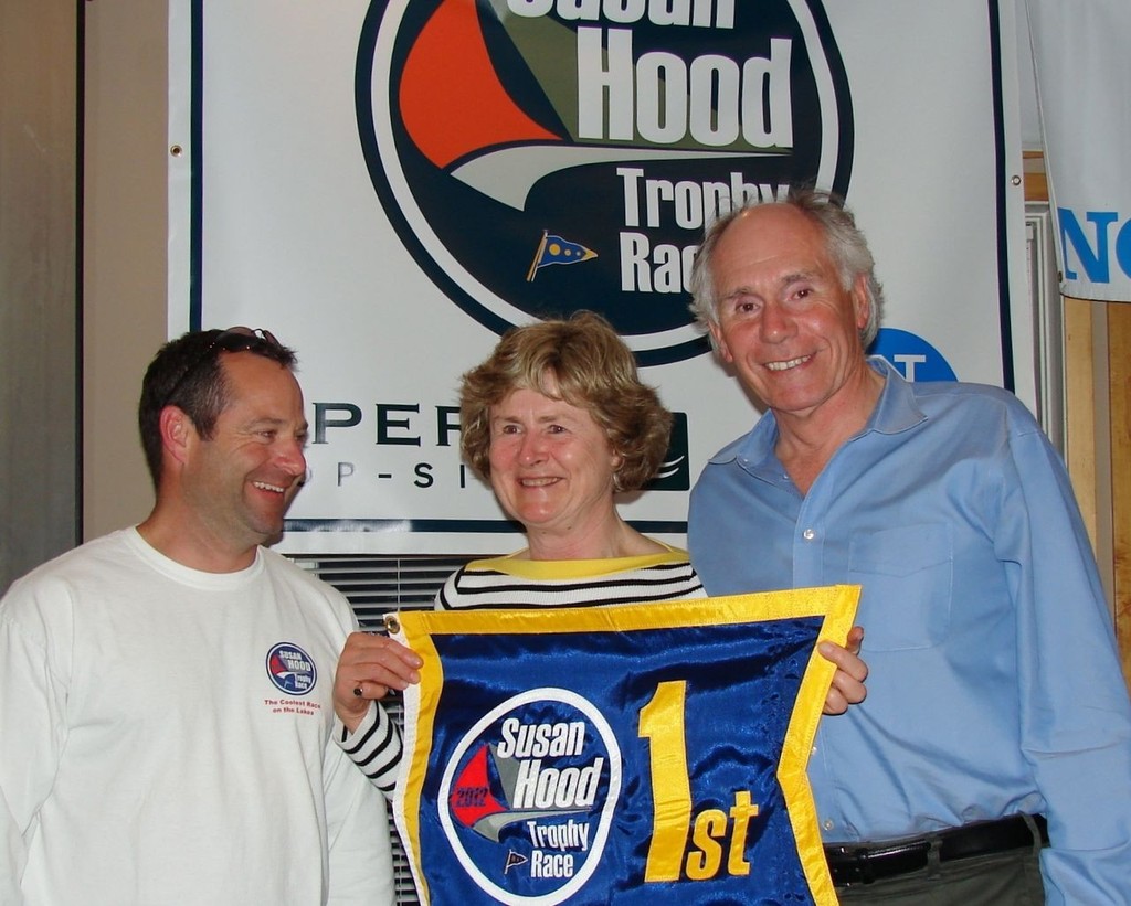 David Medhurst and Eva Innes were first in No Flying Sails Double-Handed on their new Dufour 445 © Greg Nicoll