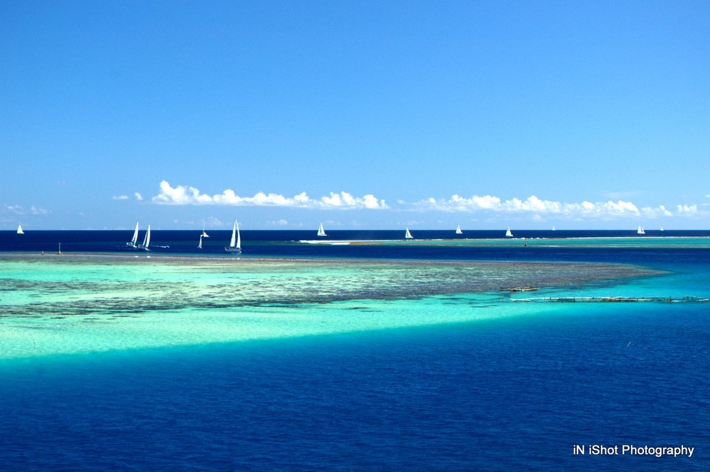 Simon - Bora Bora was nice! - Tahiti Pearl Regatta 2012  © Michele Rogers