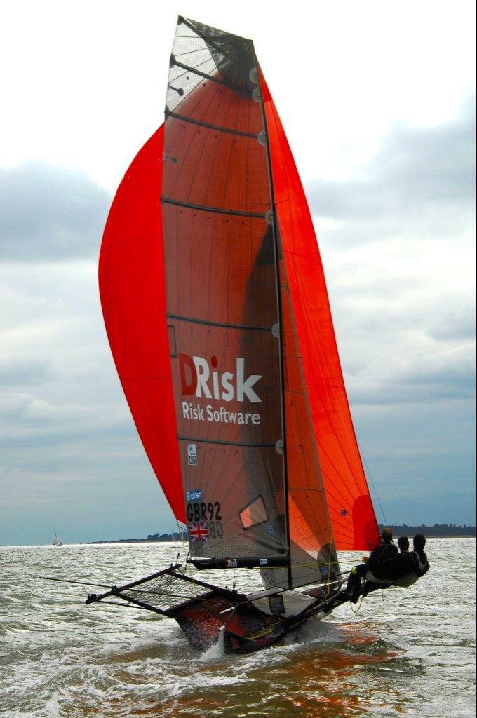 Pica - Round 2, Day 2, UK 18ft Skiff Grand Prix 2012 © Declan O'Riordan