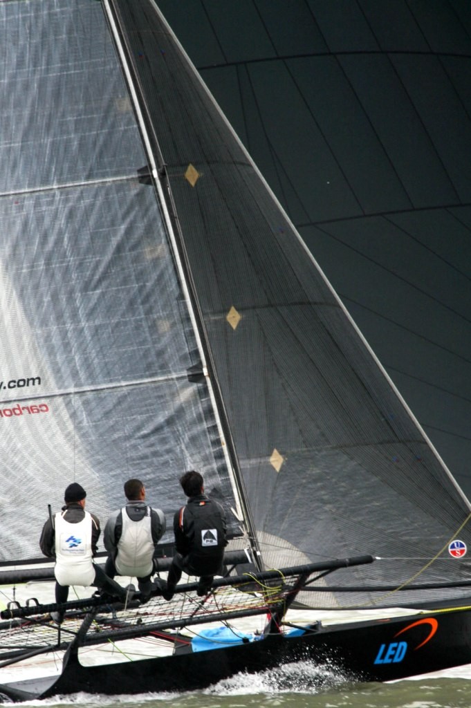 LED - Round 2, Day 2, UK 18ft Skiff Grand Prix 2012 © Eddie Aldridge