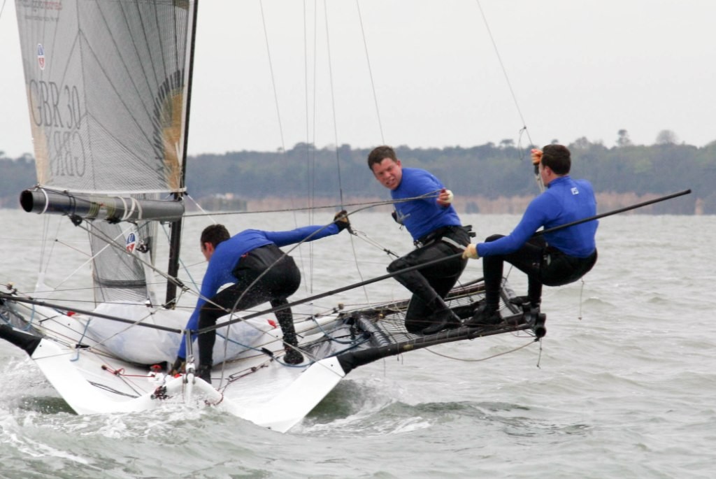Young and Reckless - Round 2, Day 2, UK 18ft Skiff Grand Prix 2012 © Eddie Aldridge