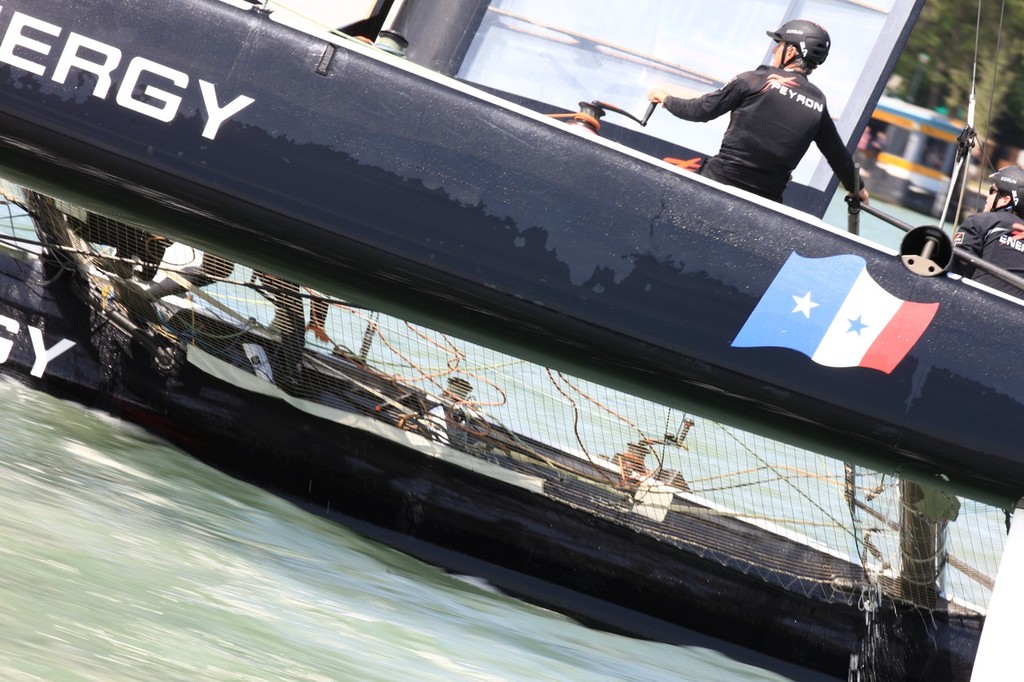 Energy Team Day 2 - America’s Cup World Series Venice 2012 photo copyright ACEA - Photo Gilles Martin-Raget http://photo.americascup.com/ taken at  and featuring the  class