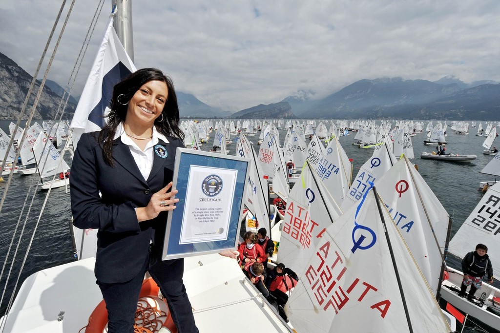 The largest single class sailing regatta in the world - Garda Optimist Meeting 2012 © Giovanni De Sandre/ Fraglia Vela Riva http://www.fragliavelariva.it