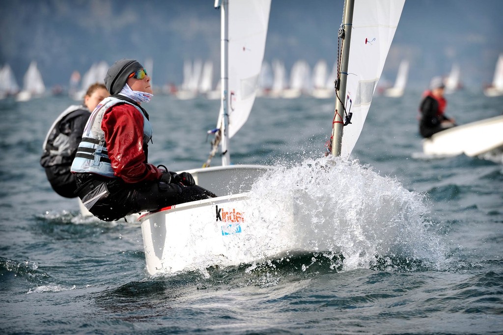 Garda Optimist Meeting &copy; Giovanni De Sandre/ Fraglia Vela Riva http://www.fragliavelariva.it