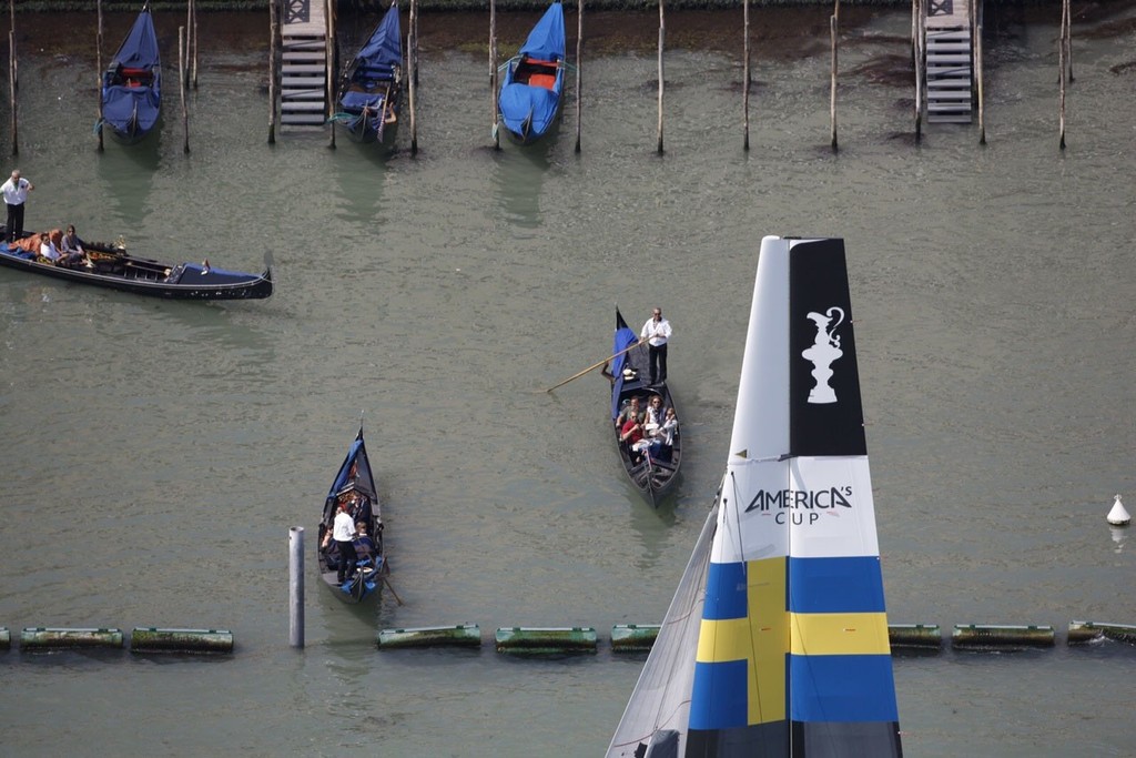May 18th, AC45 World Series Venice. photo copyright Sander van der Borch / Artemis Racing http://www.sandervanderborch.com taken at  and featuring the  class