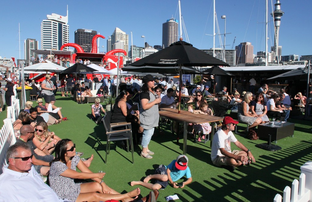 Relaxing on the Village Green - Volvo Ocean Race 2012 © Crosbie Lorimer http://www.crosbielorimer.com