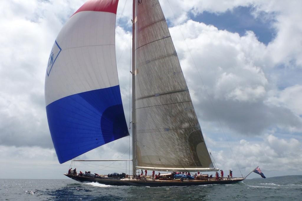 Valsheda - J class, Falmouth, England, June 24, 2012 photo copyright J Class Association taken at  and featuring the  class