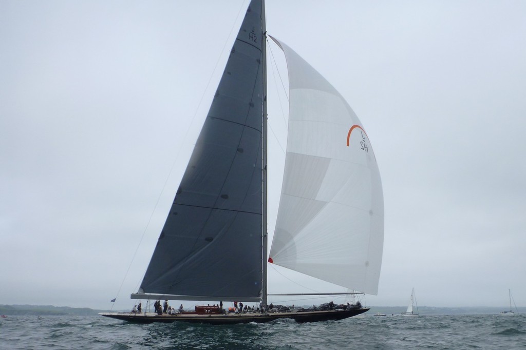 Rainbow - Day 1 - J class UK Series, Falmouth photo copyright J Class Association taken at  and featuring the  class