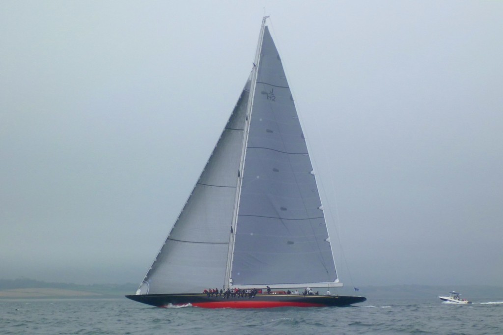 Rainbow - Day 1 - J class UK Series, Falmouth photo copyright J Class Association taken at  and featuring the  class