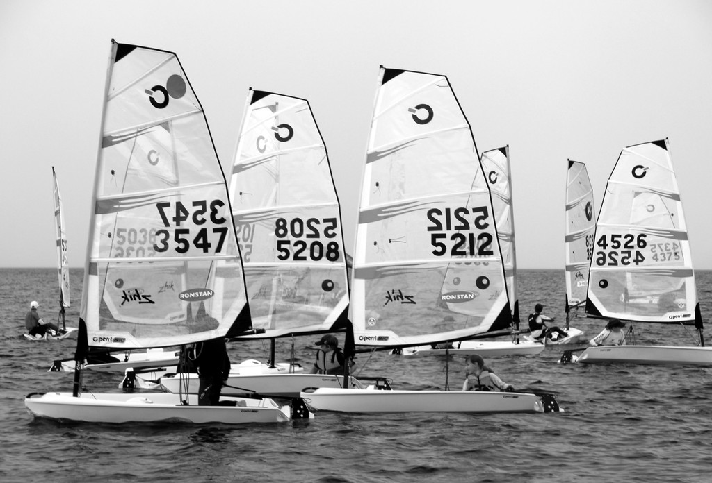 Juniors in action. Sail Port Stephens Junior Regatta day 1. Sail Port Stephens 2012 photo copyright Sail Port Stephens Event Media taken at  and featuring the  class