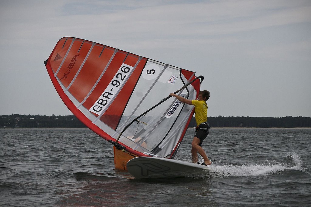 Kieran Martin RSX action - RS:X Open Youth European Windsurfing Championships photo copyright Liis Harmson http://www.rsxclass.com/ taken at  and featuring the  class