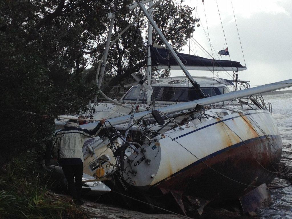 Storm Damage - NSW South Coast photo copyright Marine Rescue NSW http://www.marinerescuensw.com,.au taken at  and featuring the  class