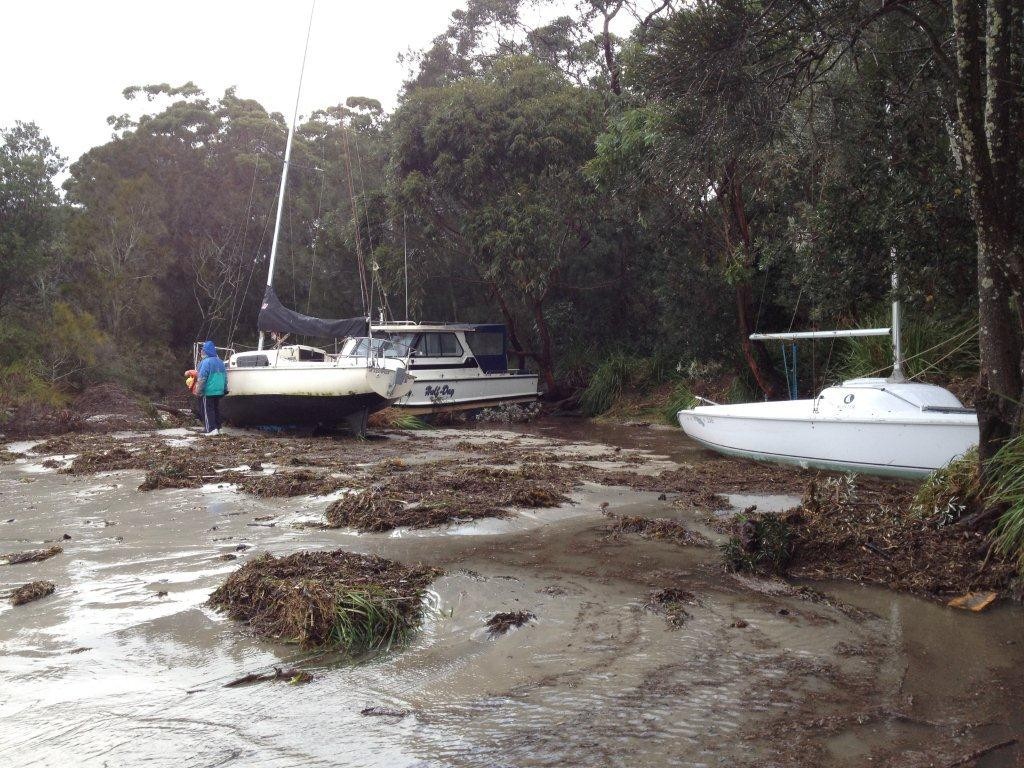 Storm Damage - NSW South Coast photo copyright Marine Rescue NSW http://www.marinerescuensw.com,.au taken at  and featuring the  class