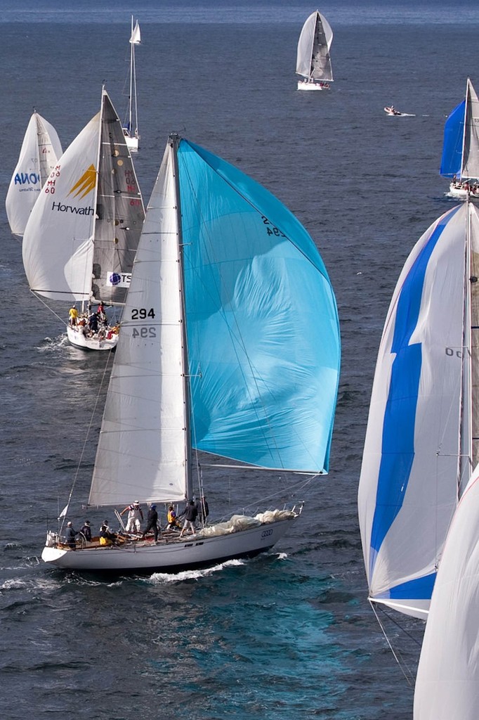 Love and War, Simon Kurt’s famous Sparkman and Stephens 47, is the golden oldie of this year&rsquo;s fleet - Audi Sydney Gold Coast Yacht Race 2012 photo copyright  Andrea Francolini Photography http://www.afrancolini.com/ taken at  and featuring the  class