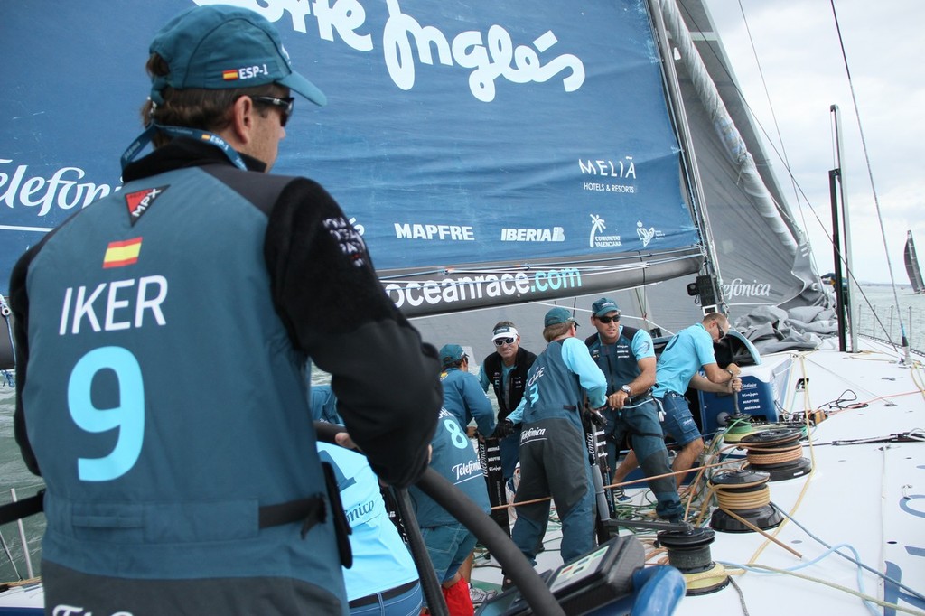 March 15, 2012 Telefonica (1) - Volvo Auckland Stopover, Practice Race photo copyright Richard Gladwell www.photosport.co.nz taken at  and featuring the  class