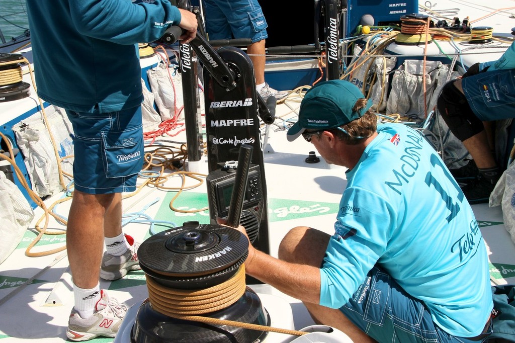 Telefonica - Volvo Auckland Stopover, Practice Race photo copyright Richard Gladwell www.photosport.co.nz taken at  and featuring the  class