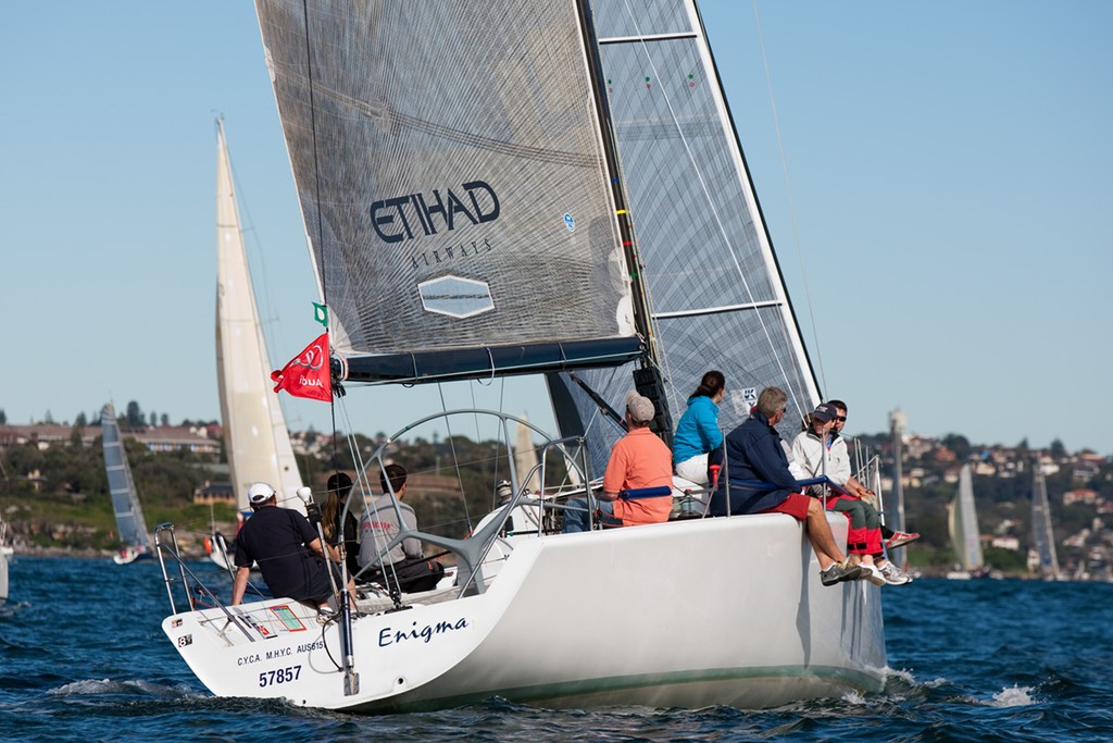 Michael Cranitch&rsquo;s Enigma won Division A2 - Audi Winter Series 2012 photo copyright David Brogan www.sailpix.com.au taken at  and featuring the  class