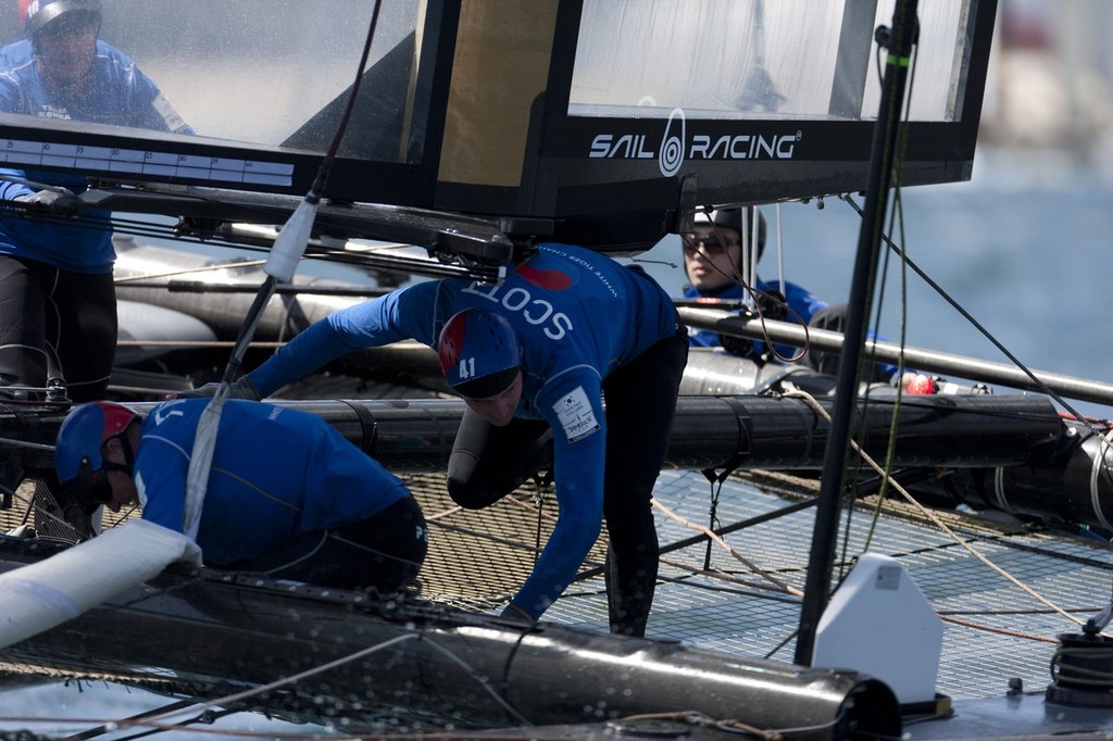 Team Korea - America’s Cup World Series Naples 2012 - Race day 2 © ACEA - Photo Gilles Martin-Raget http://photo.americascup.com/