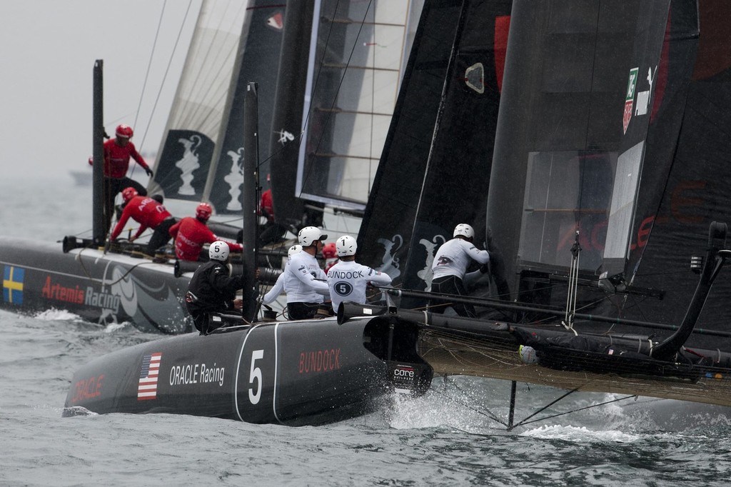 Oracle Racing Bundock  - America’s Cup World Series Naples 2012 - Race Day 3 © ACEA - Photo Gilles Martin-Raget http://photo.americascup.com/