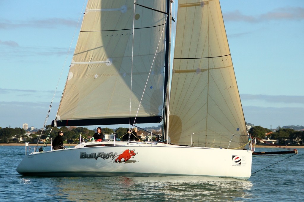 Bullrush - start of Evolution Sails Sail Noumea Race 2012 photo copyright Richard Gladwell www.photosport.co.nz taken at  and featuring the  class