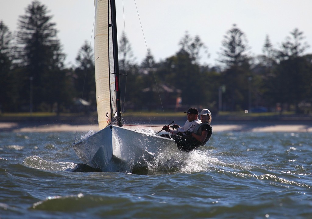 Rohan Nosworthy and Sophie Holt 3rd - 2012 NS14 NSW State Championship © Michael Chittenden 