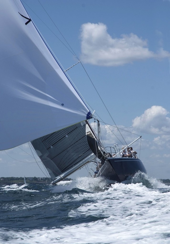 2012 Newport Bermuda Yacht Race -start in Narragansett Bay. Carina - Rives Potts, making the most of the blustery conditions © Barry Pickthall/PPL http://www.pplmedia.com