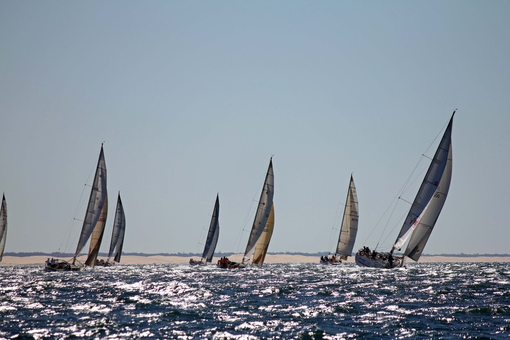Newcastle to Port Stephens Race - image by Kaz Crump photo copyright Kaz Crump taken at  and featuring the  class