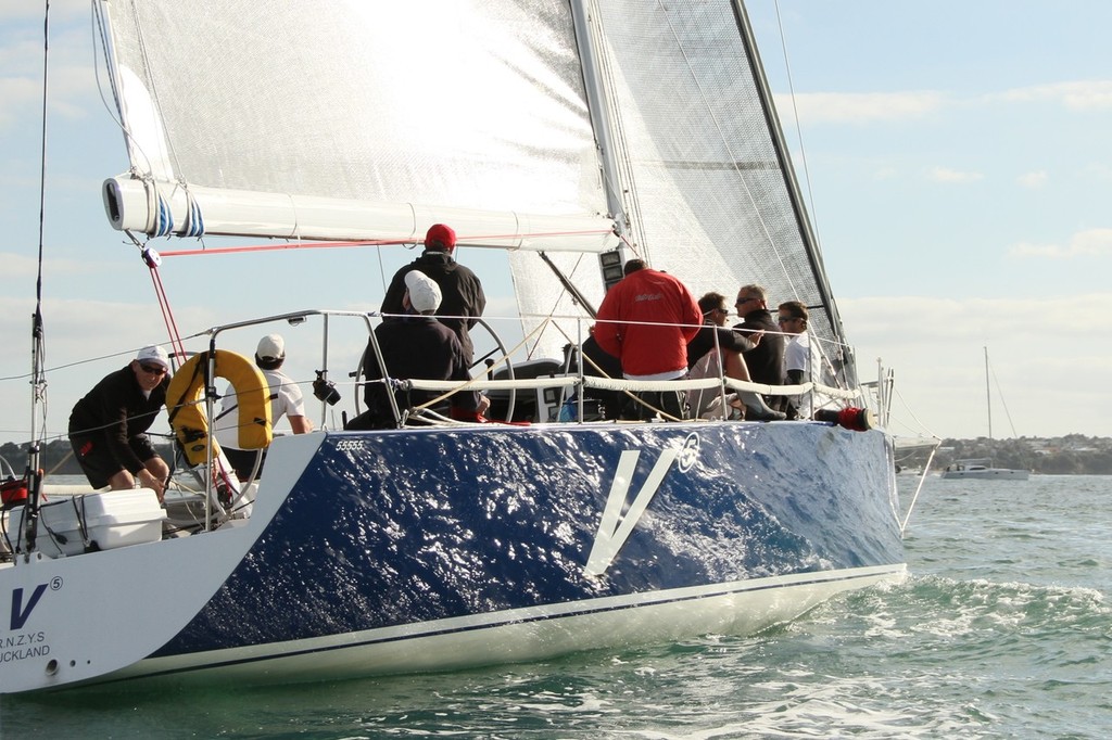V5 pictured at the start of the Evolution Sails Sail Noumea 2012 race photo copyright Richard Gladwell www.photosport.co.nz taken at  and featuring the  class
