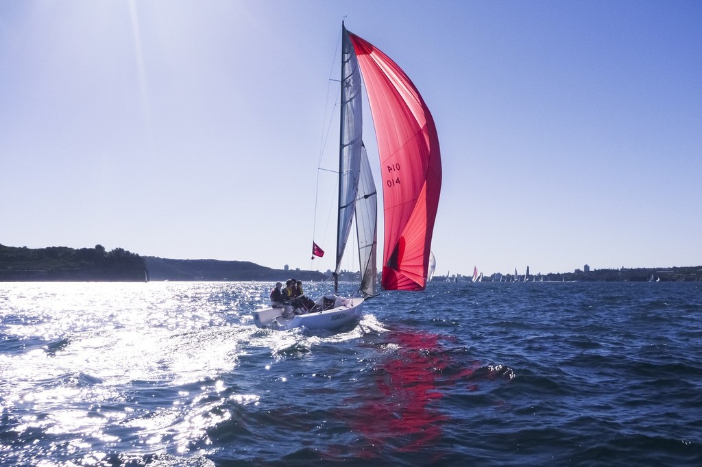 Greengate in race 8 of the CYCA Audi Winter Series Race 2012 © Beth Morley - Sport Sailing Photography http://www.sportsailingphotography.com