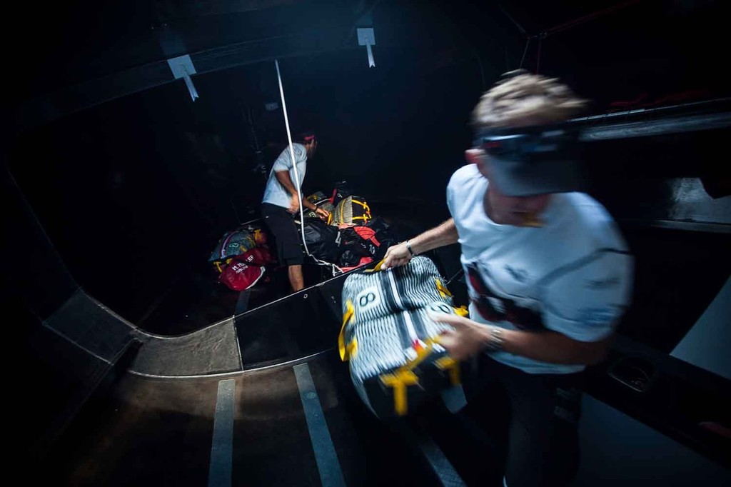 Onboard PUMA Ocean Racing powered by BERG during leg 6 of the Volvo Ocean Race 2011-12 © Amory Ross/Puma Ocean Racing/Volvo Ocean Race http://www.puma.com/sailing